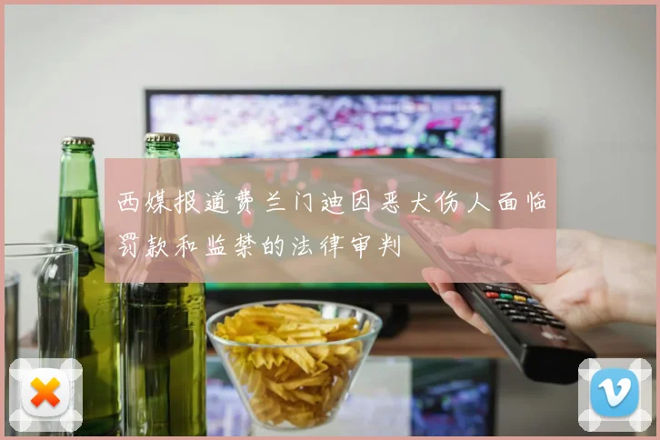 西媒报道费兰门迪因恶犬伤人面临罚款和监禁的法律审判